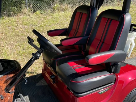 Large golf cart fleet lineup