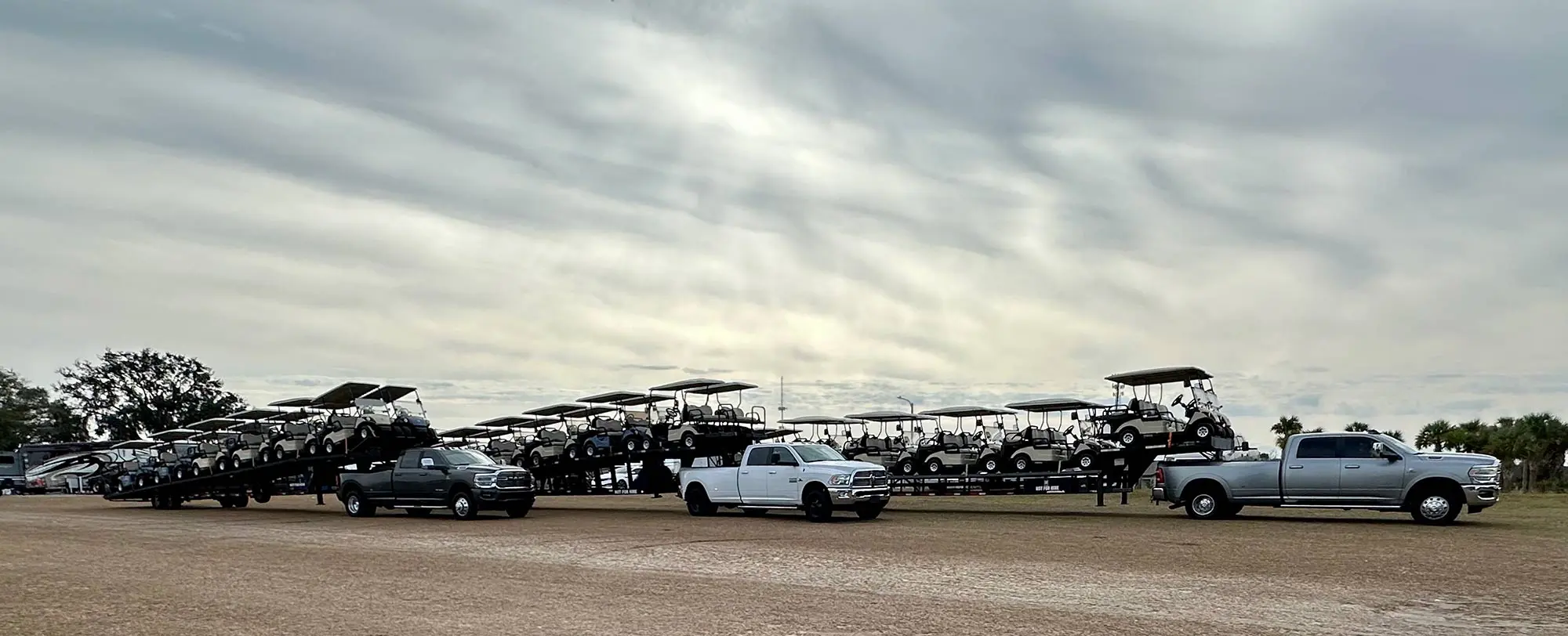 Masters Golf Cars fleet delivery truck