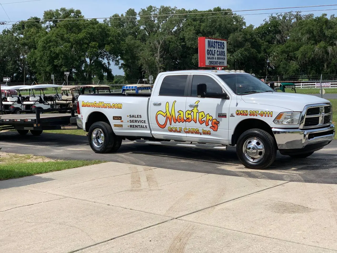 Masters Golf Cars service truck
