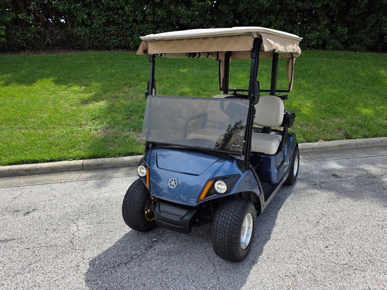 Two passenger rental golf cart